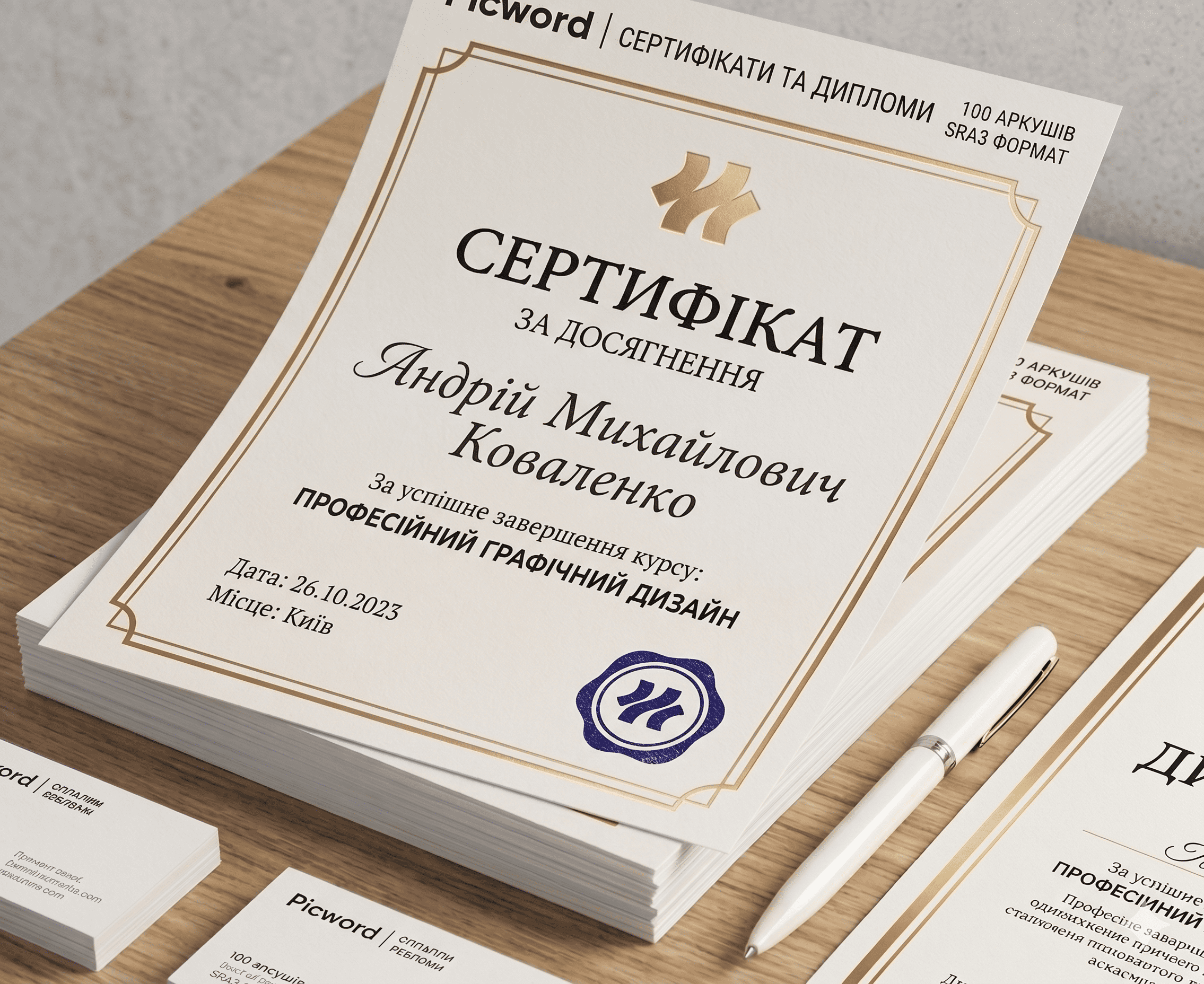 Сертифікати, дипломи 